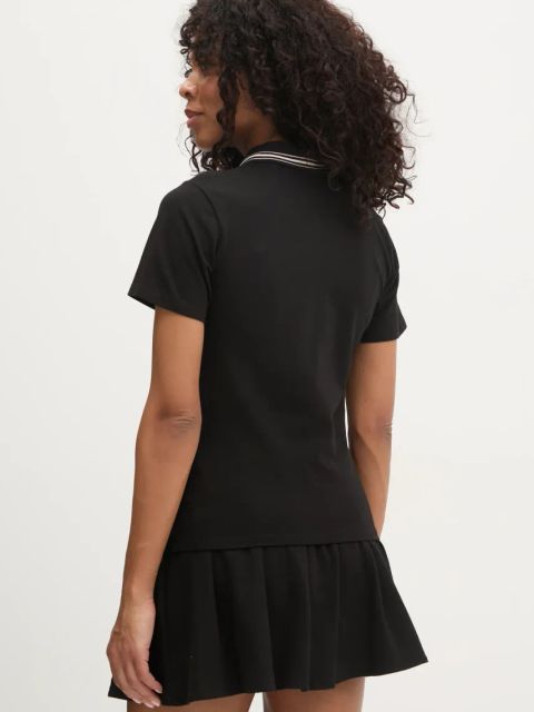 Guess polo SUZANNE damski kolor czarny V5RP02 KCOK1