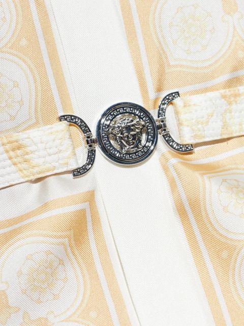 Versace belted print mini dress - White - zdjęcie produktu nr 2