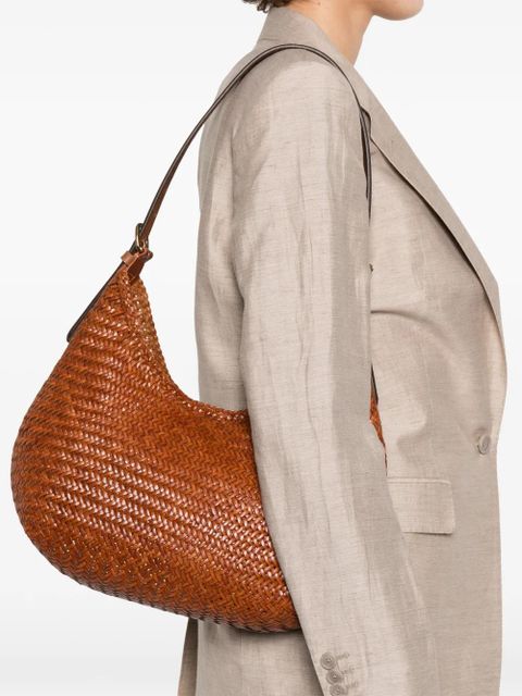 DRAGON DIFFUSION woven shoulder bag - Brown - zdjęcie produktu nr 2