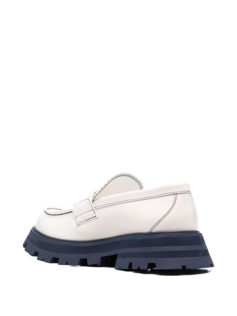 Alexander McQueen Wander chunky lug loafers - White