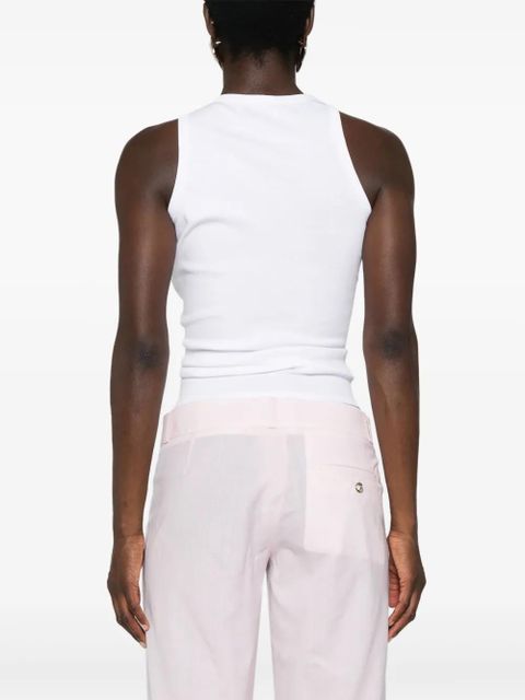 Coperni Emoji cotton tank top - White