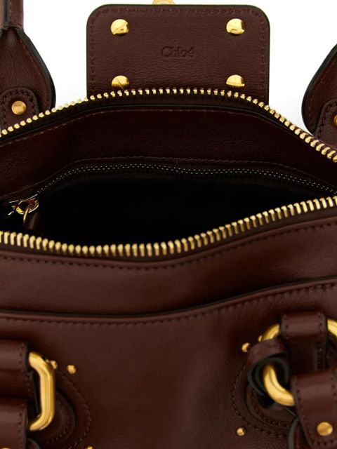 Chloé small Paddington leather shoulder bag - Brown