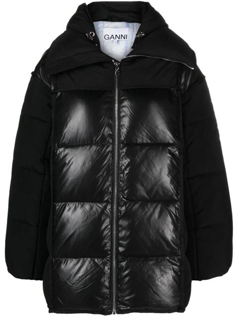 GANNI hooded padded jacket - Black - zdjęcie produktu nr 1