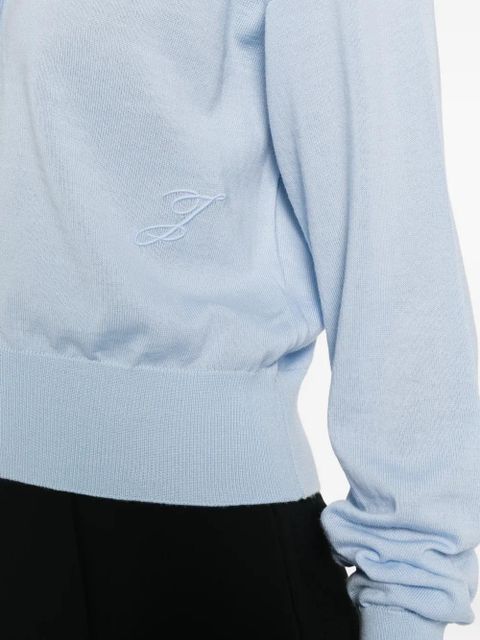 Jacquemus buttoned V-neck cardigan - Blue