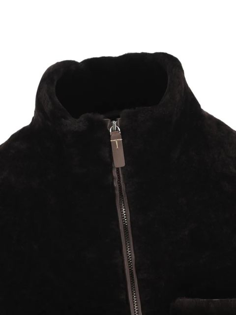 Tod's zip-belt waistcoast - Black