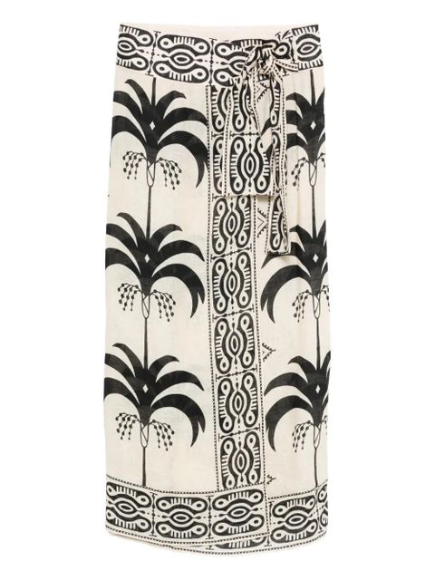 Johanna Ortiz Significado Poderoso midi skirt - Neutrals - zdjęcie produktu nr 1