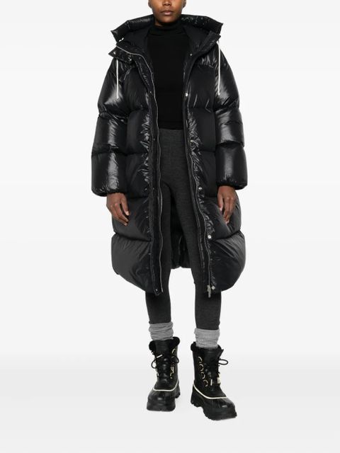 Jil Sander hooded puffer coat - Black - zdjęcie produktu nr 2