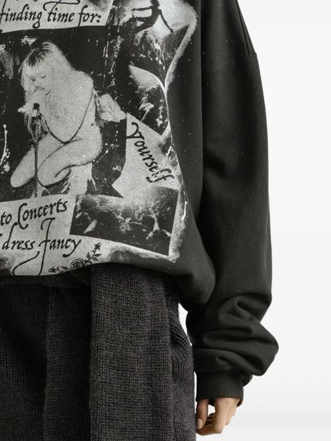 Dolce & Gabbana photograp-print sweatshirt - Black