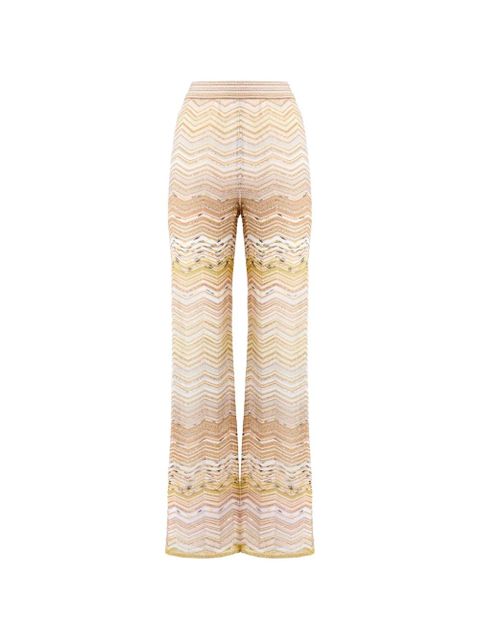 Missoni chevron sequin-embellished trousers - Neutrals - zdjęcie produktu nr 1