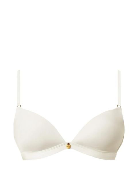 TWINSET Charmeuse triangle bra - White - zdjęcie produktu nr 1
