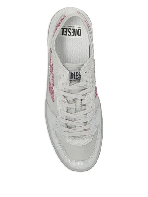 Diesel S-Leroji glitter-stripe sneakers - Grey - zdjęcie produktu nr 2