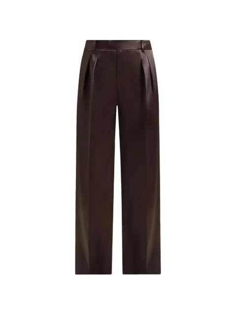 Manière De Voir Julie twin-pleat tailored trousers - Brown - zdjęcie produktu nr 1