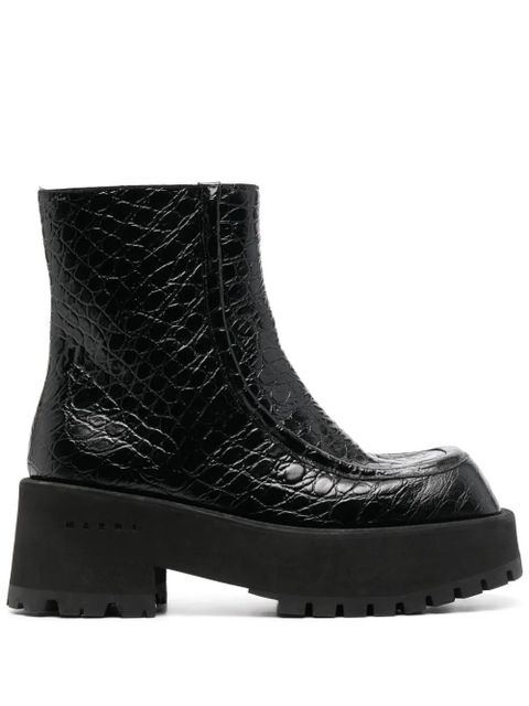 Marni 65mm chunky Chelsea boots - Black - zdjęcie produktu nr 1