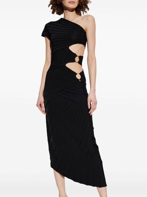 Cult Gaia cut-out asymmetric dress - Black