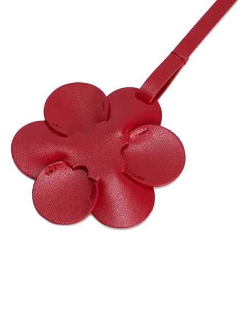 Jil Sander Daisy looped-strap charm - Red