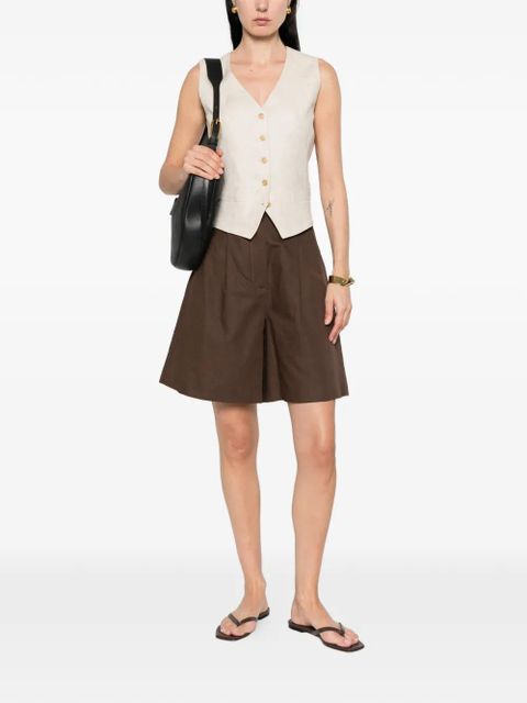 Weekend Max Mara pleatd bermuda shorts - Brown - zdjęcie produktu nr 2