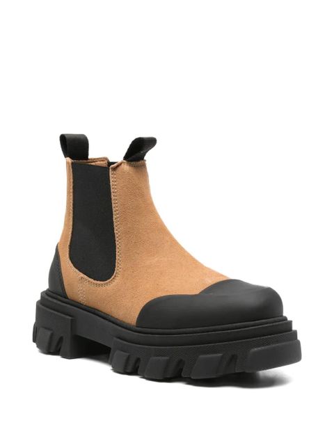 GANNI lug-sole chelsea boots - Brown - zdjęcie produktu nr 2