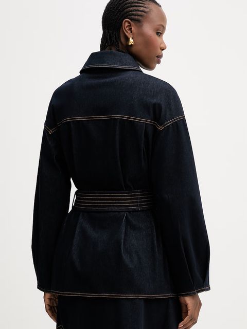 MM by Max Mara kurtka jeansowa WEST - zdjęcie produktu nr 2