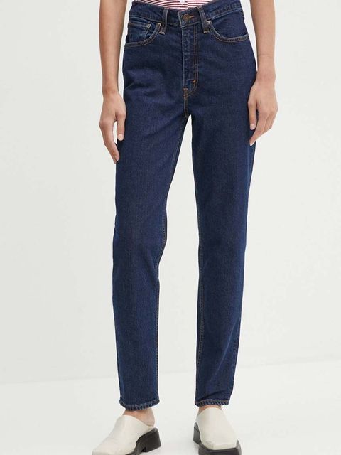 Levi's jeansy 80S MOM JEAN damskie kolor niebieski - zdjęcie produktu nr 1