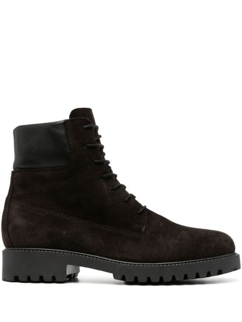 TOTEME The Husky suede boots - Brown