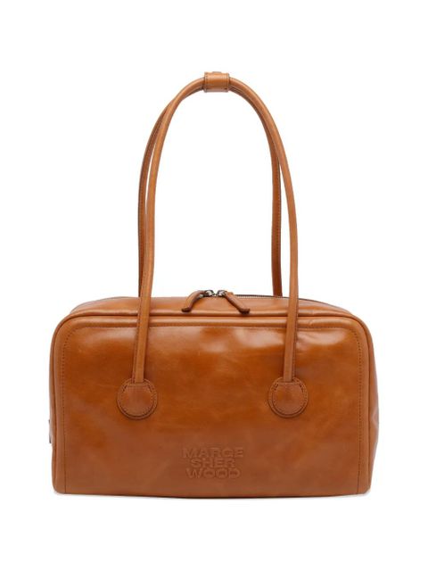 Marge Sherwood soft saddle boston leather shoulder bag - Brown - zdjęcie produktu nr 1