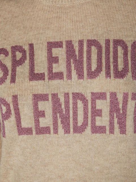 MC2 Saint Barth New Queen embroidered-splendida splendente crew-neck sweater - Neutrals