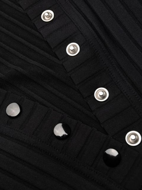 ERES Cachaca ribbed short-sleeve swimsuit - Black