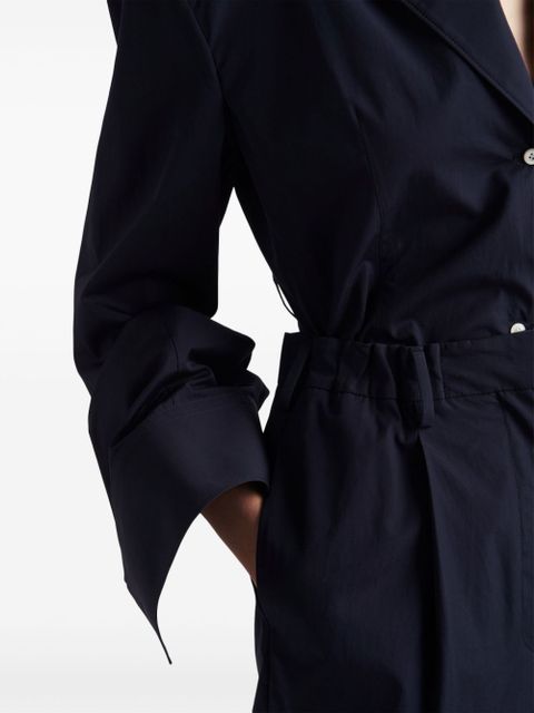 Prada poplin tailored trousers - Blue