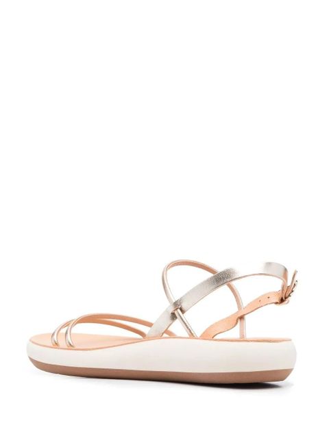 Ancient Greek Sandals Polis metallic-strap sandals - Gold