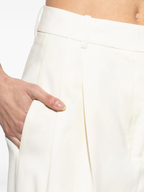 Róhe pleated cuffed trousers - Neutrals