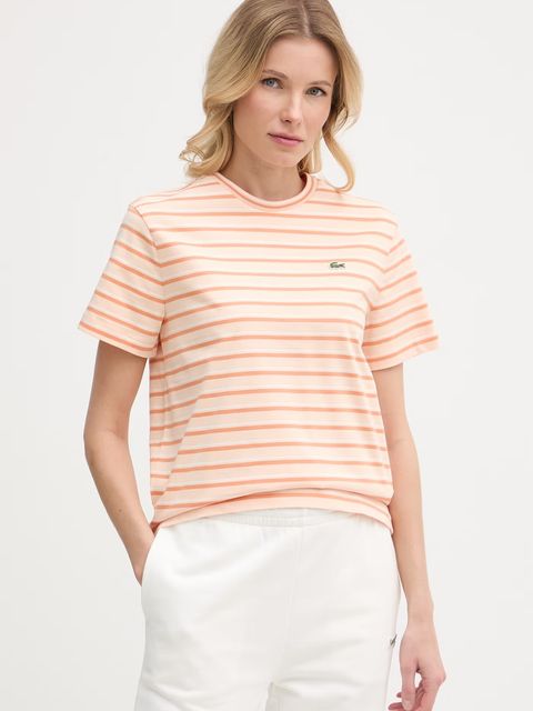Lacoste T-shirt damski bawełniany - zdjęcie produktu nr 1