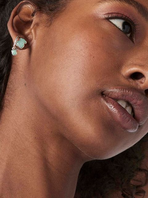 Tous kolczyki srebrne New Color Silver