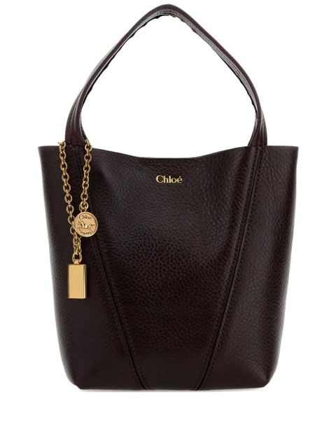 Chloé charm spin tote bag - Brown - zdjęcie produktu nr 1