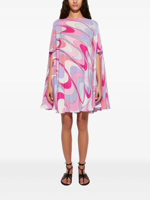 PUCCI onde-print silk kaftan - Pink