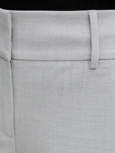 Sisley spodnie damskie kolor szary szerokie high waist 490TLF06L