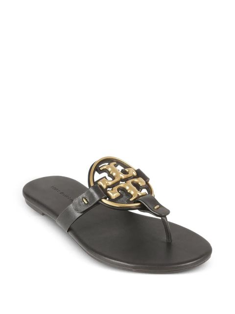 Tory Burch Miller leather sandals - Black - zdjęcie produktu nr 2