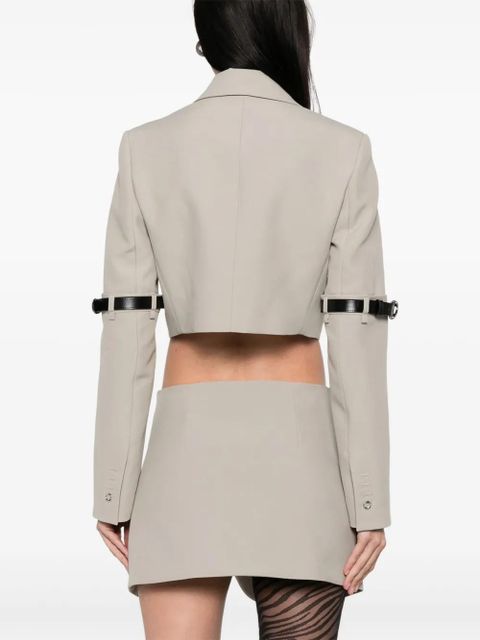 Coperni cropped blazer - Neutrals