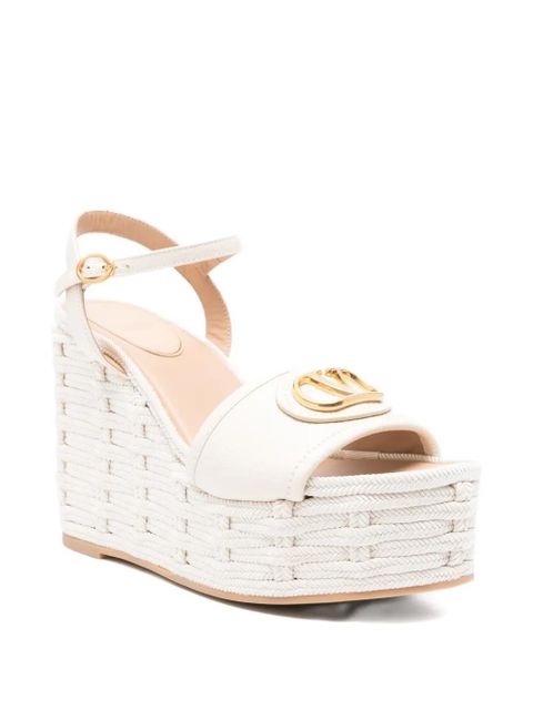 Valentino Garavani 120mm wedge sandals - Neutrals - zdjęcie produktu nr 2