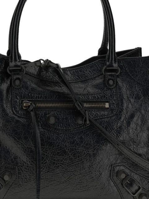 Balenciaga mini Le City lambskin tote bag - Black