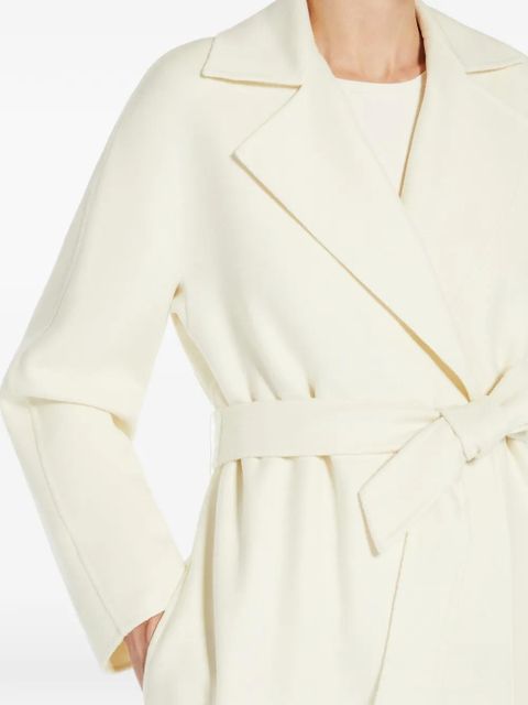 Max Mara Cles belted longo-sleeve coat - Neutrals
