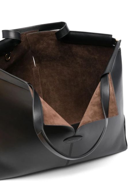 Tod's medium leather tote bag - Black