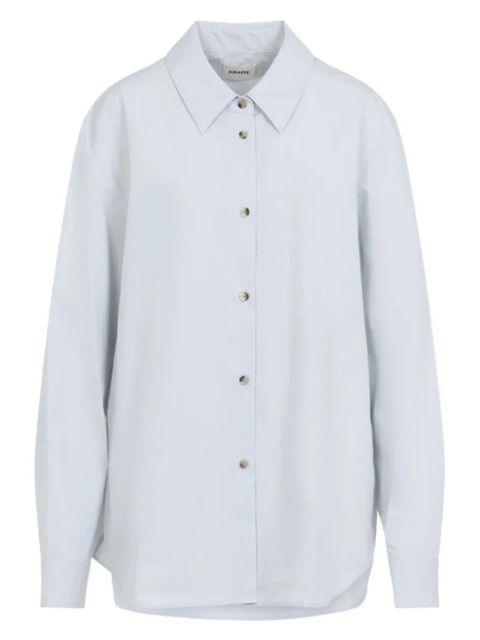 KHAITE cotton shirt - Blue - zdjęcie produktu nr 1
