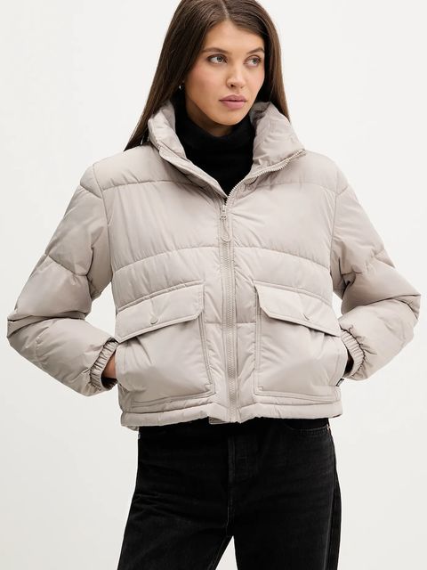 Vans kurtka kolor beżowy zimowa VN000HJV7D61 - zdjęcie produktu nr 1