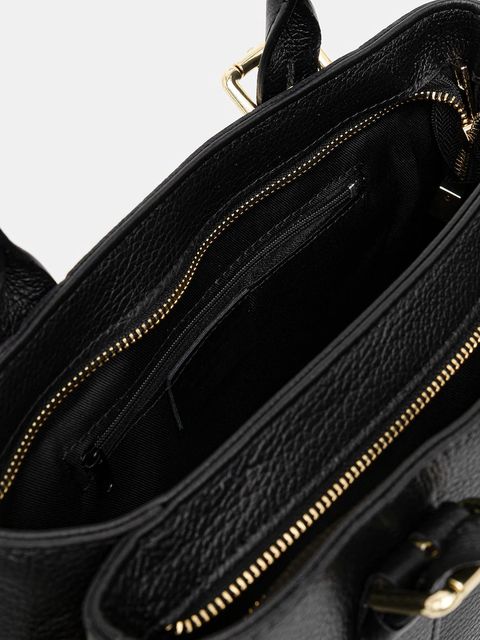 Answear.LAB torebka skórzana kolor czarny