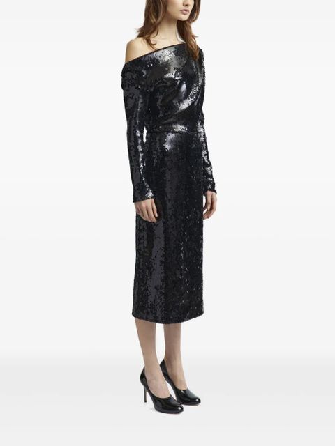 16Arlington Danae midi dress - Black