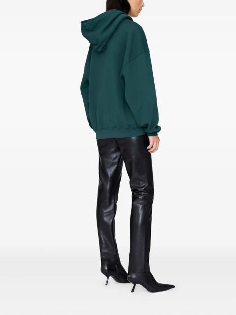 ANINE BING Harvey hooded sweatshirt - Green