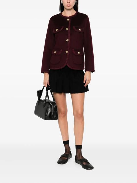 SANDRO pleated skirt - Black