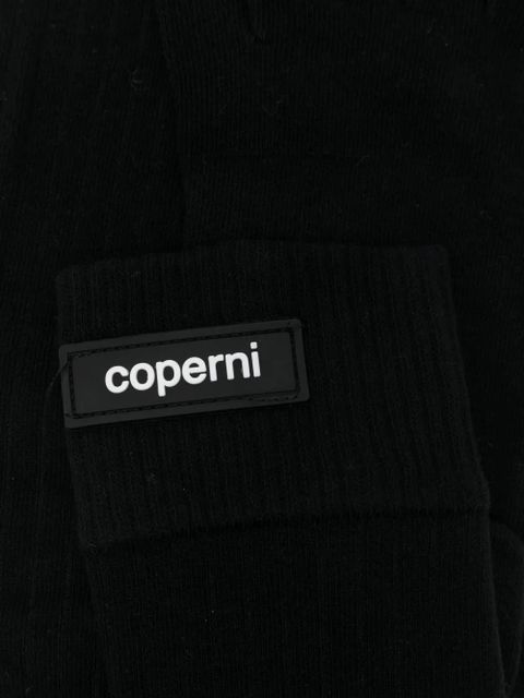 Coperni five-toe ribbed socks - Black