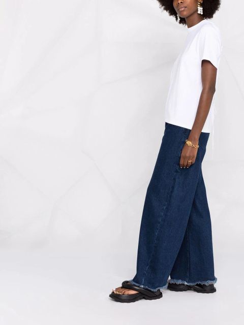 Cecilie Bahnsen Juno cut-out T-shirt - White