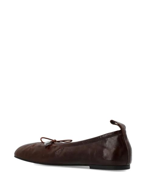 ALOHAS Rosalind bow ballet flats - Brown